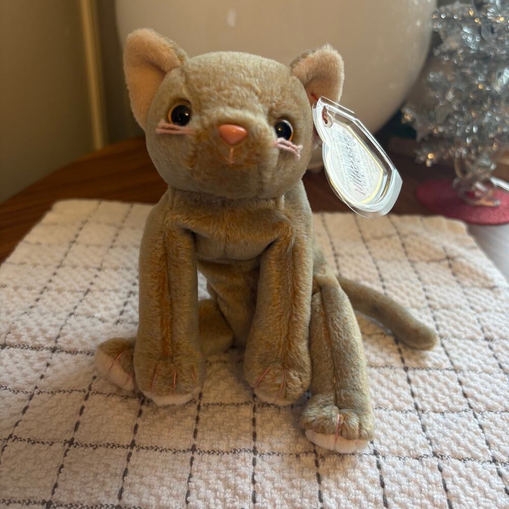 Vintage Beanie Baby Ty Scat the Cat 1999 NWMNT